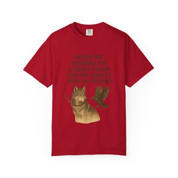 Wild Angels – Wolf and Raven Tee - Image 57