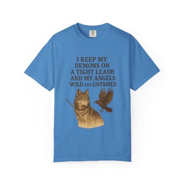 Wild Angels – Wolf and Raven Tee - Image 37