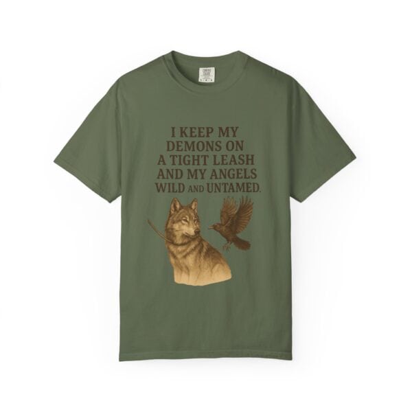 Wild Angels – Wolf and Raven Tee - Image 17