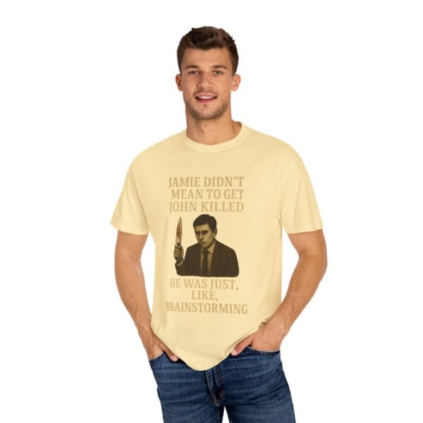 Unisex T-Shirt Jamie wasn't trying to kill John Funny Graphic Tee - Image 8