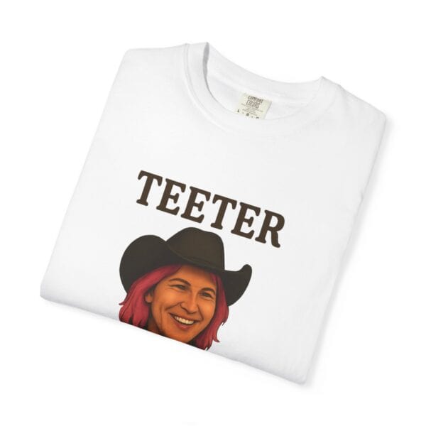 Garment-Dyed T-shirt - Teeter Nervous Breakdown Design - Image 3