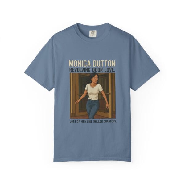 Monica Dutton Love Is a Revolving Door T-shirt - Unisex - Image 37