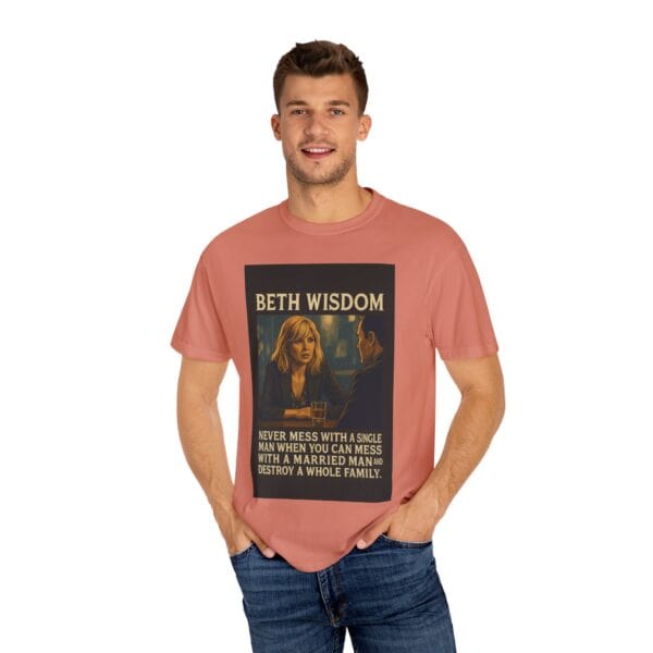 Beth Wisdom: Maximum Carnage Edition – Unisex Garment-Dyed T-Shirt - Image 8