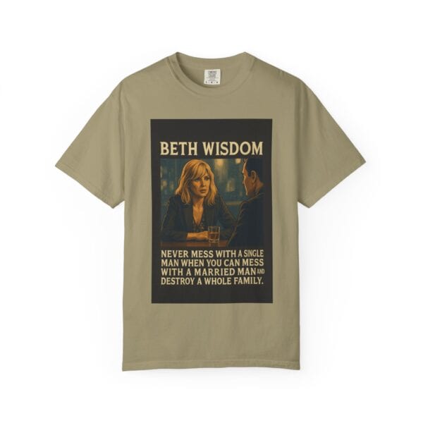 Beth Wisdom: Maximum Carnage Edition – Unisex Garment-Dyed T-Shirt - Image 9