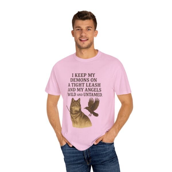 Wild Angels – Wolf and Raven Tee - Image 56