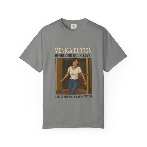 Monica Dutton Love Is a Revolving Door T-shirt - Unisex - Image 45
