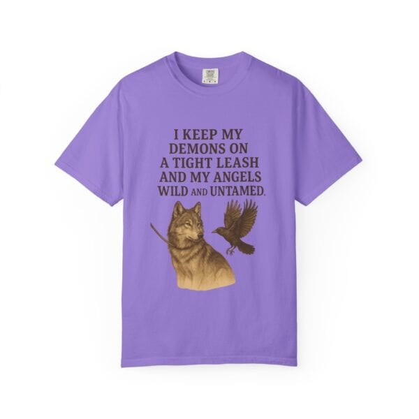 Wild Angels – Wolf and Raven Tee - Image 49