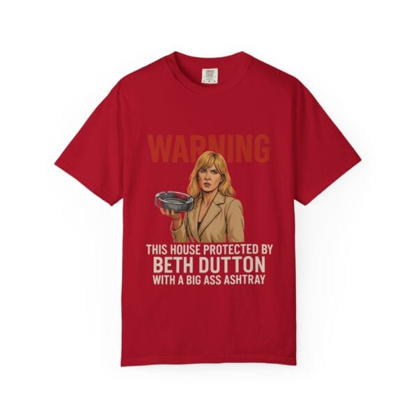 T-shirt - Beth and a Big Ashtray Unisex Garment-Dyed Tee - Image 57