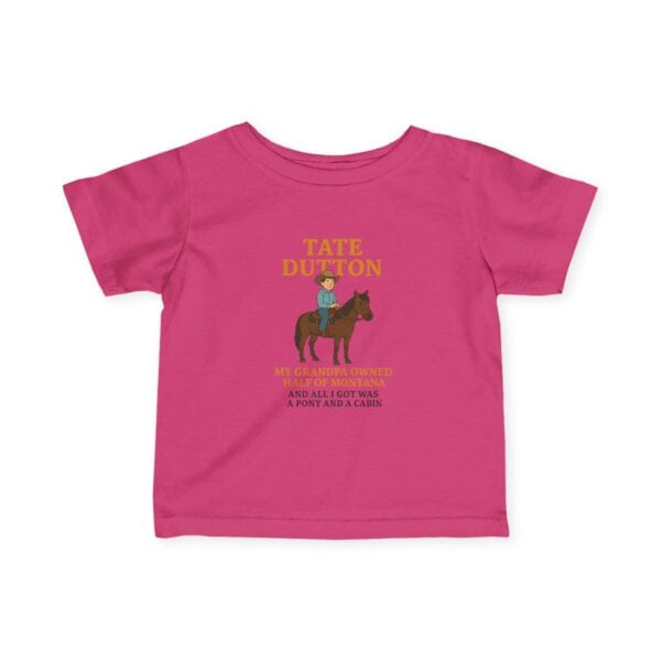 Tate Dutton – Pony and a Cabin Kids Tee, Toddler Tee, Unique Baby Shower Present - Image 37
