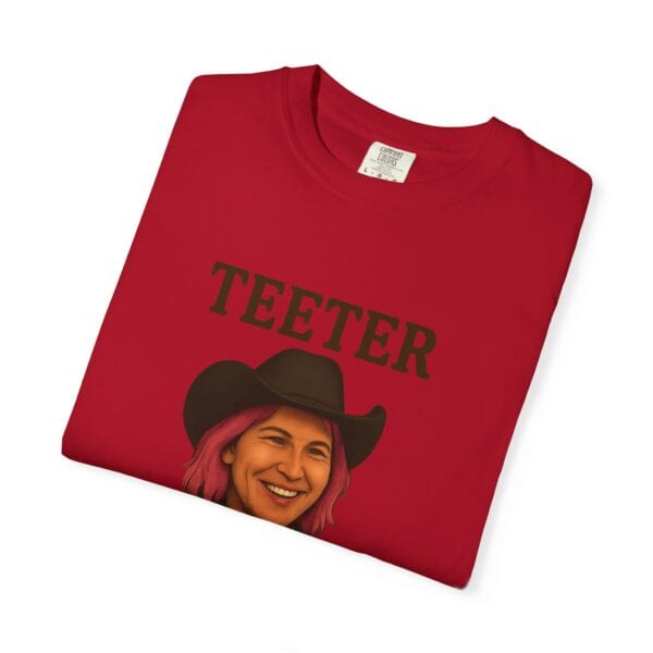 Garment-Dyed T-shirt - Teeter Nervous Breakdown Design - Image 59