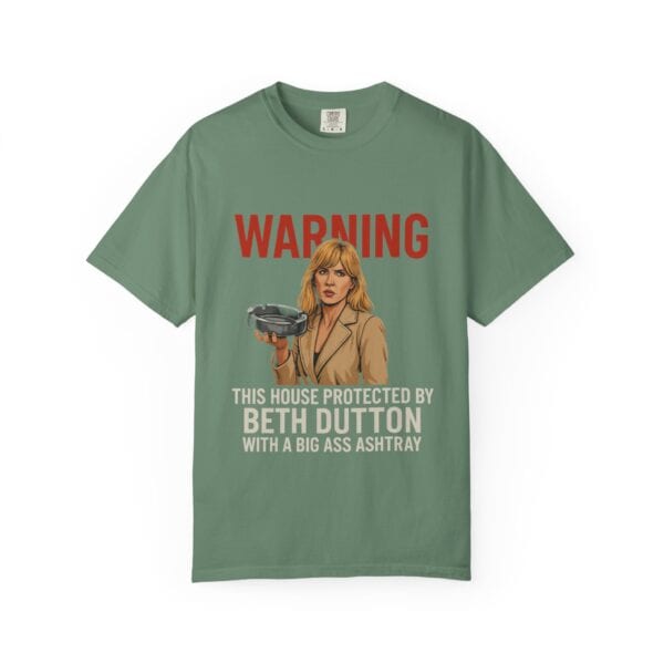 T-shirt - Beth and a Big Ashtray Unisex Garment-Dyed Tee - Image 37