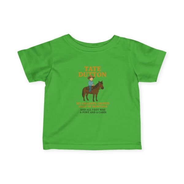 Tate Dutton – Pony and a Cabin Kids Tee, Toddler Tee, Unique Baby Shower Present - Image 16