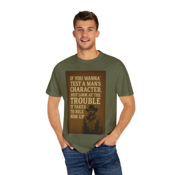 Unisex T-shirt Rip Rile a Man Up Graphic Tee - Image 28