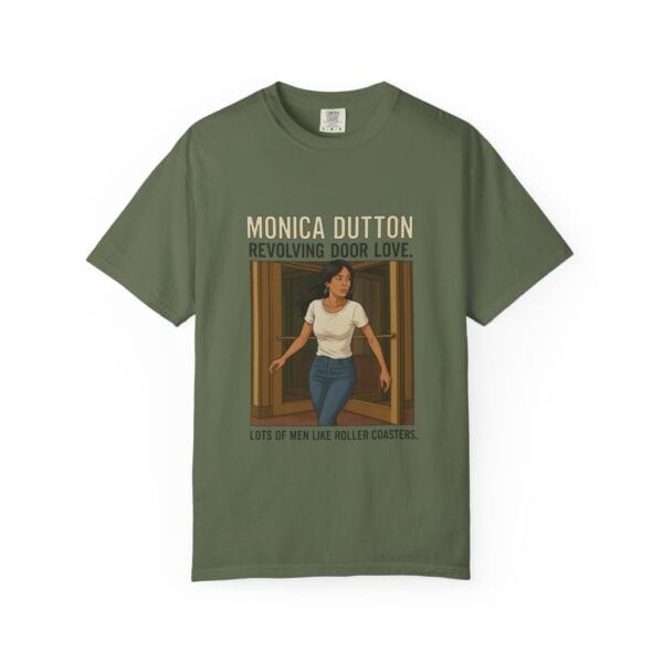 Monica Dutton Love Is a Revolving Door T-shirt - Unisex - Image 25