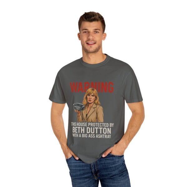 T-shirt - Beth and a Big Ashtray Unisex Garment-Dyed Tee - Image 20