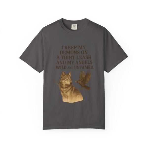 Wild Angels – Wolf and Raven Tee - Image 41