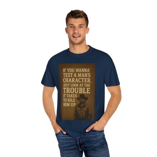 Unisex T-shirt Rip Rile a Man Up Graphic Tee - Image 44