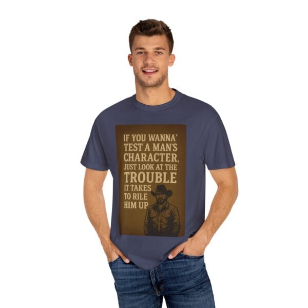 Unisex T-shirt Rip Rile a Man Up Graphic Tee - Image 40