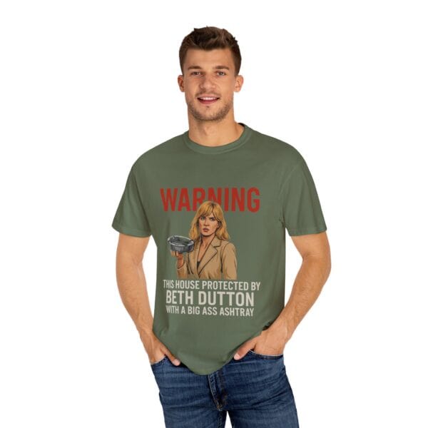 T-shirt - Beth and a Big Ashtray Unisex Garment-Dyed Tee - Image 28