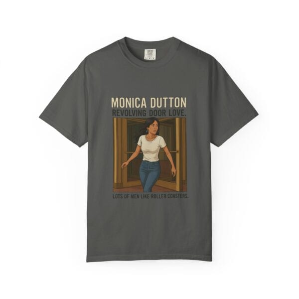 Monica Dutton Love Is a Revolving Door T-shirt - Unisex - Image 21