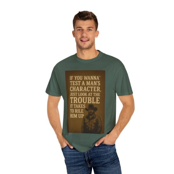 Unisex T-shirt Rip Rile a Man Up Graphic Tee - Image 32