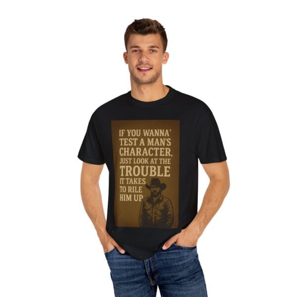 Unisex T-shirt Rip Rile a Man Up Graphic Tee - Image 52