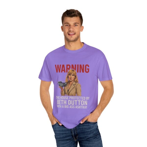 T-shirt - Beth and a Big Ashtray Unisex Garment-Dyed Tee - Image 56