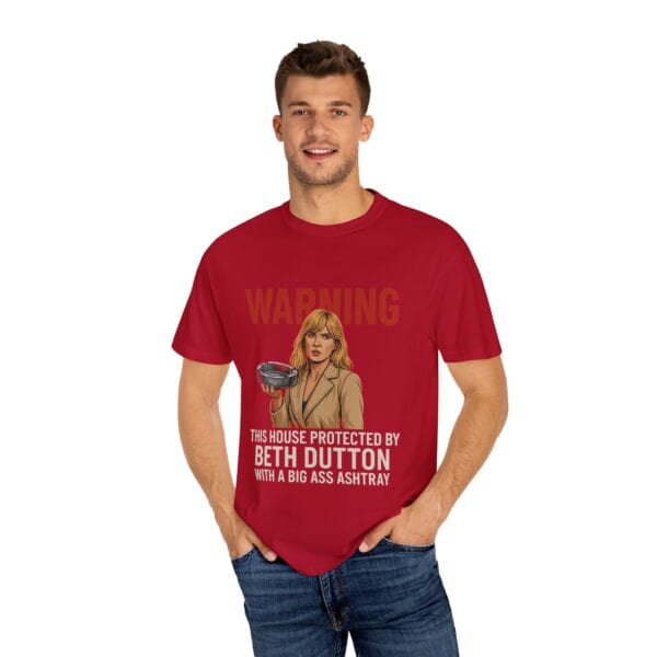 T-shirt - Beth and a Big Ashtray Unisex Garment-Dyed Tee - Image 60