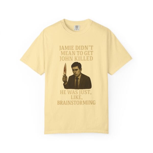 Unisex T-Shirt Jamie wasn't trying to kill John Funny Graphic Tee - Image 5