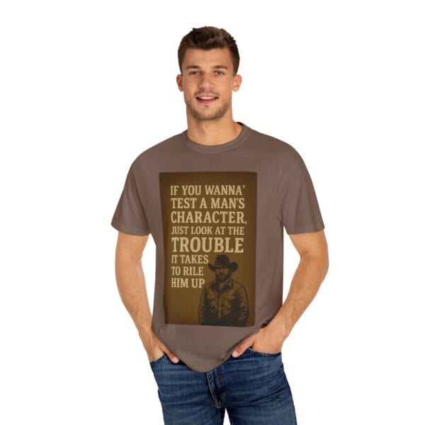 Unisex T-shirt Rip Rile a Man Up Graphic Tee - Image 12