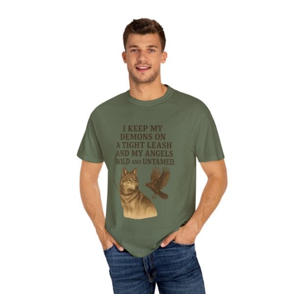 Wild Angels – Wolf and Raven Tee - Image 20