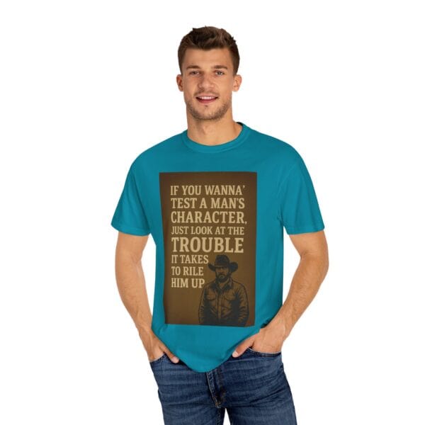 Unisex T-shirt Rip Rile a Man Up Graphic Tee - Image 36