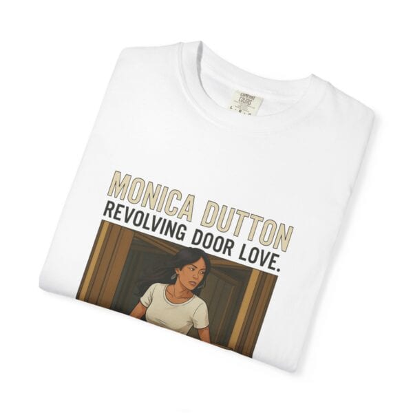 Monica Dutton Love Is a Revolving Door T-shirt - Unisex - Image 3