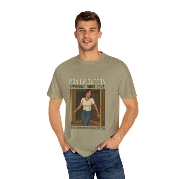Monica Dutton Love Is a Revolving Door T-shirt - Unisex - Image 16