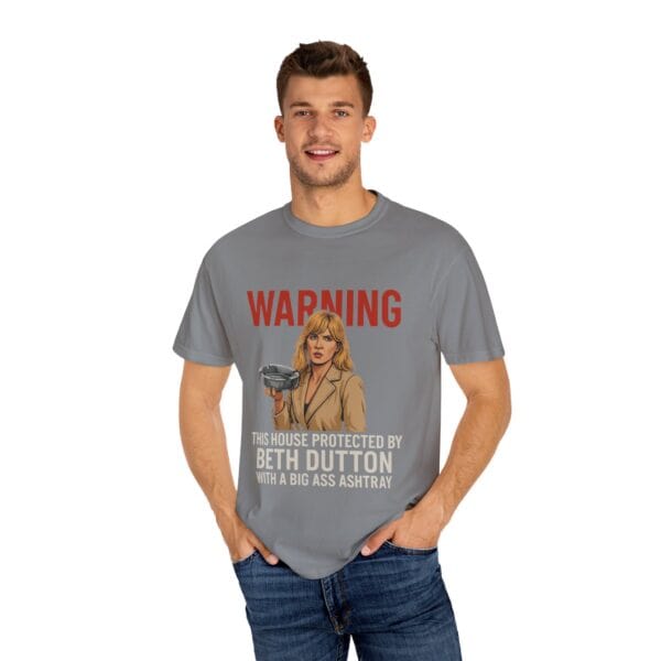 T-shirt - Beth and a Big Ashtray Unisex Garment-Dyed Tee - Image 24