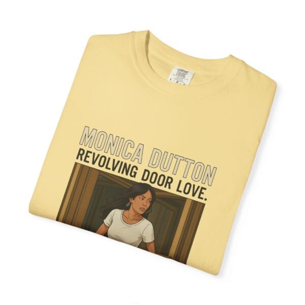 Monica Dutton Love Is a Revolving Door T-shirt - Unisex - Image 19