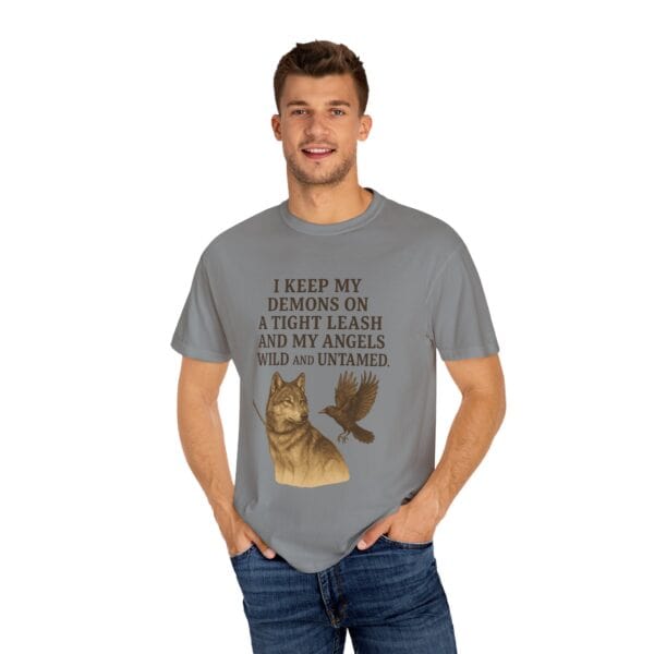 Wild Angels – Wolf and Raven Tee - Image 36