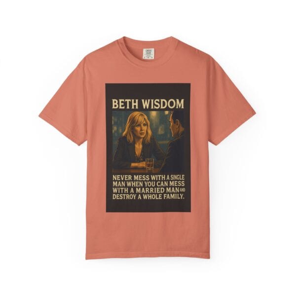 Beth Wisdom: Maximum Carnage Edition – Unisex Garment-Dyed T-Shirt - Image 5