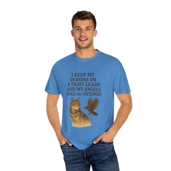 Wild Angels – Wolf and Raven Tee - Image 40