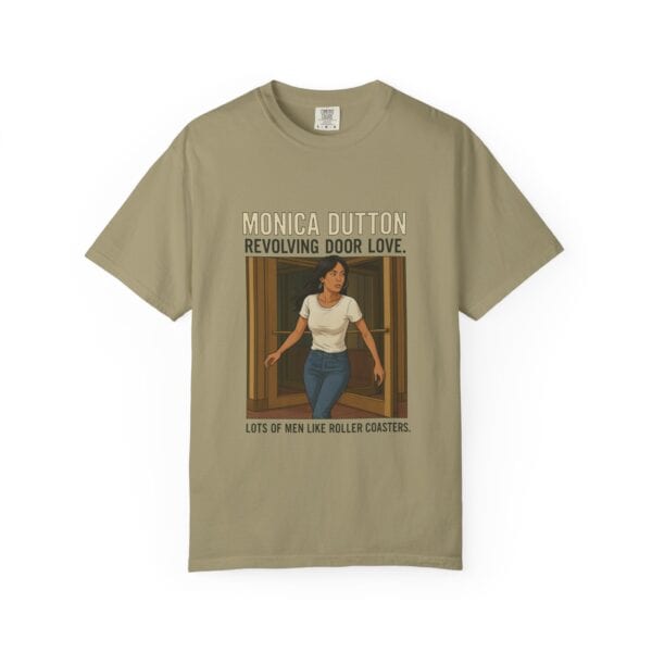 Monica Dutton Love Is a Revolving Door T-shirt - Unisex - Image 13