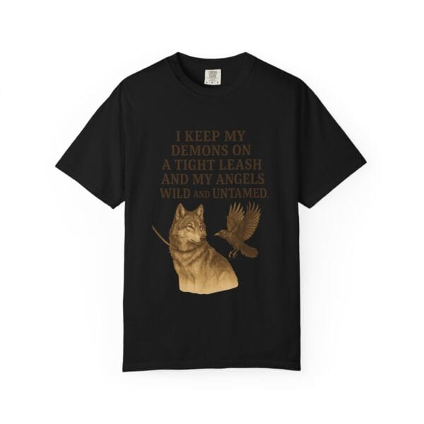Wild Angels – Wolf and Raven Tee - Image 45