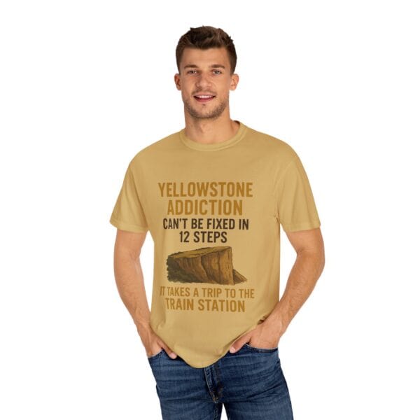 Yellowstone Addiction – Train Station Tee - Image 8