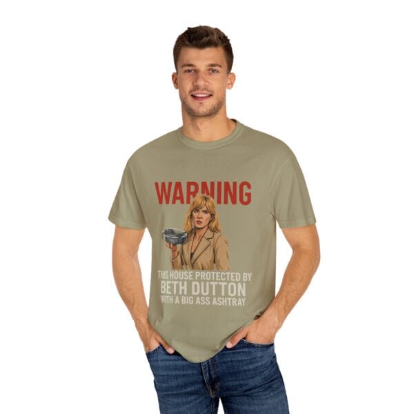 T-shirt - Beth and a Big Ashtray Unisex Garment-Dyed Tee - Image 16