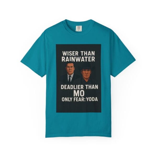 Unisex T-Shirt Wiser Than Rainwater Deadlier Than Mo Only Fear: Yoda - Image 25