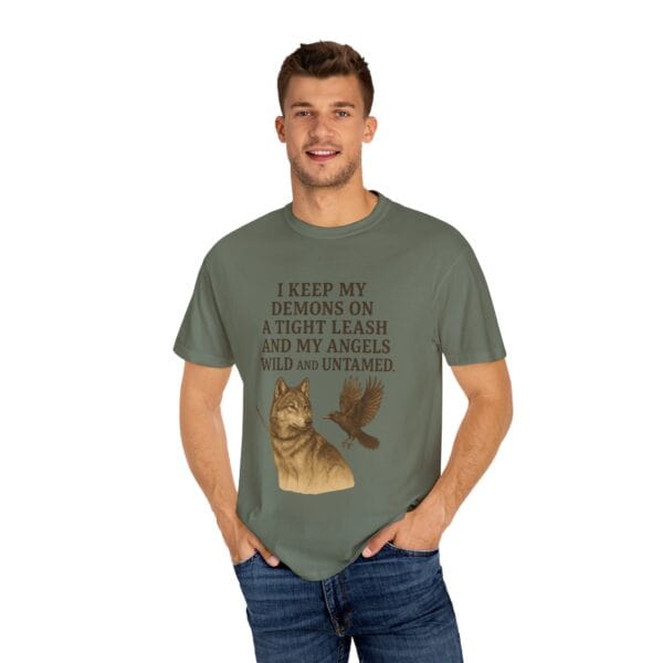 Wild Angels – Wolf and Raven Tee - Image 28