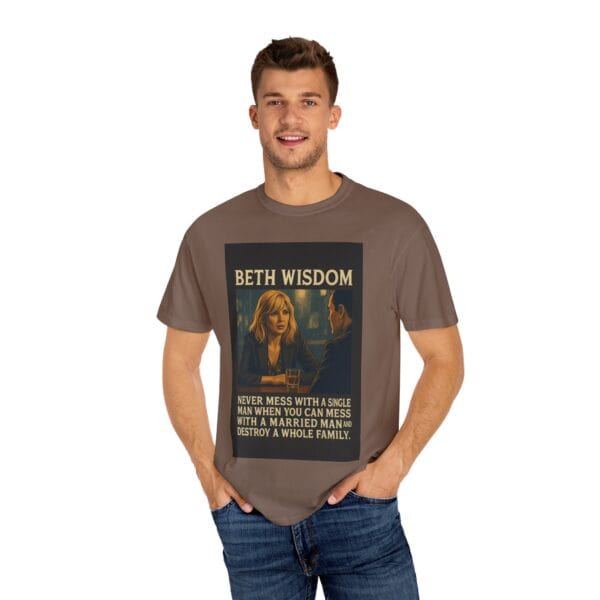 Beth Wisdom: Maximum Carnage Edition – Unisex Garment-Dyed T-Shirt - Image 16