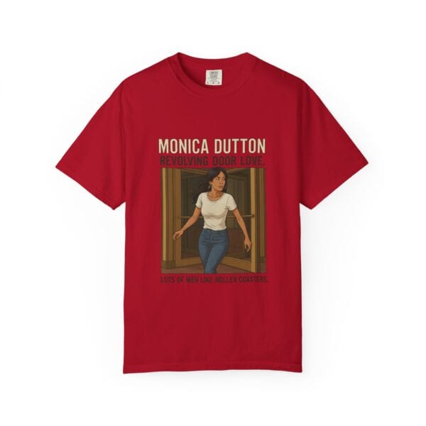 Monica Dutton Love Is a Revolving Door T-shirt - Unisex - Image 57