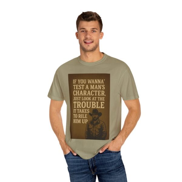 Unisex T-shirt Rip Rile a Man Up Graphic Tee - Image 8
