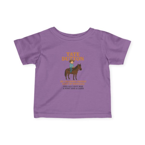 Tate Dutton – Pony and a Cabin Kids Tee, Toddler Tee, Unique Baby Shower Present - Image 31