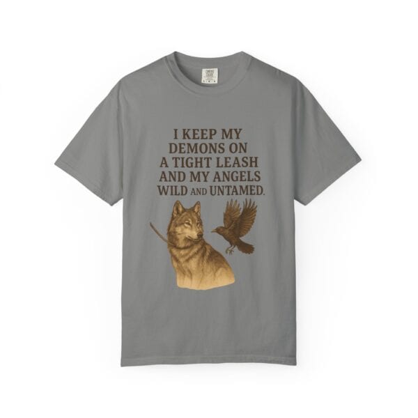 Wild Angels – Wolf and Raven Tee - Image 33